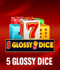 5 Glossy Dice