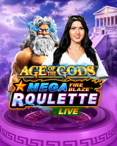 Mega Fire Blaze Age of the Gods Roulette Live