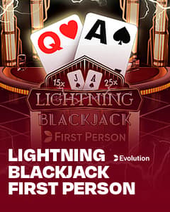 First Person Lightning Blackjack