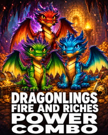Dragonlings Fire and Riches Power Combo