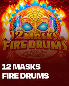 12 Masks of Fire Drums